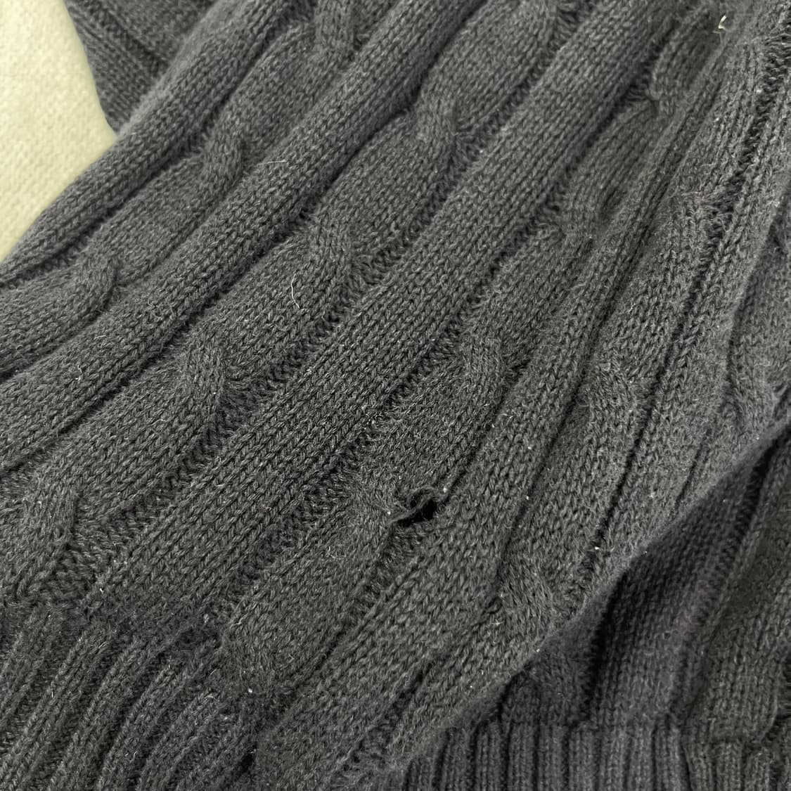 95 폴로 랄프로렌 신형라벨 꽈배기 브이넥 니트  상품이미지4