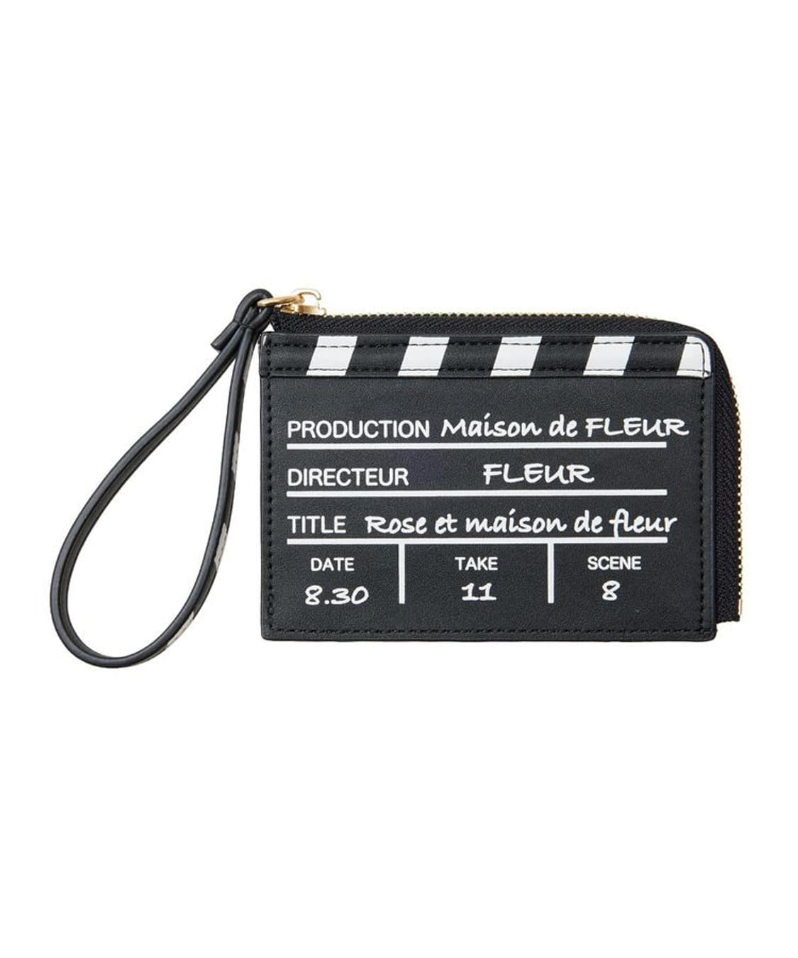 일본 Maison de FLEUR 클래퍼보드 카드지갑 새상품 상품이미지1