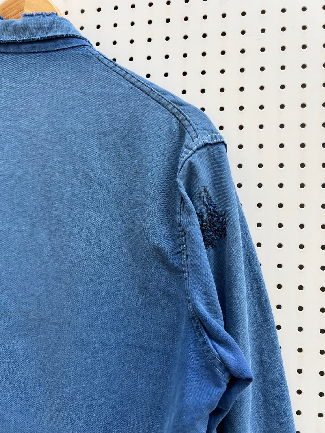 OLD VINTAGE HARD FADED REPAIR 프렌치워크자켓 상품이미지9
