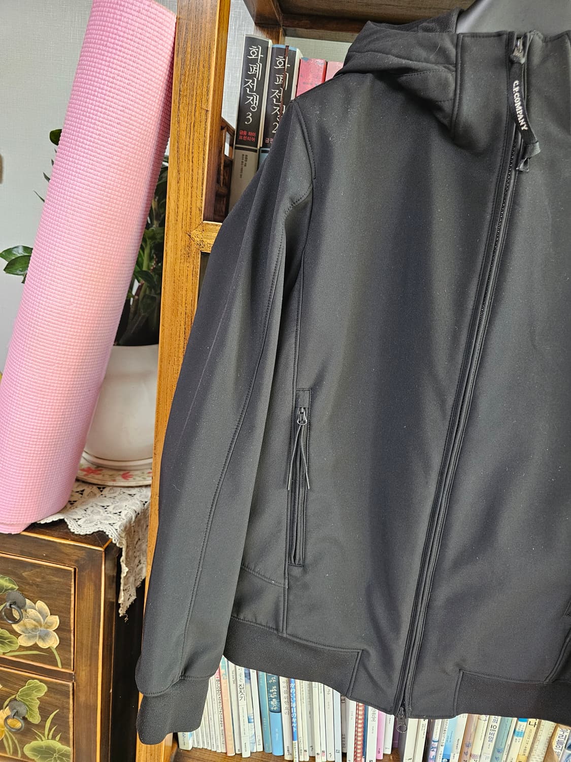 씨피컴퍼니(안에 기모)CP컴퍼니 SHELL-R 후드 블랙 L 자켓  점퍼 상품이미지3