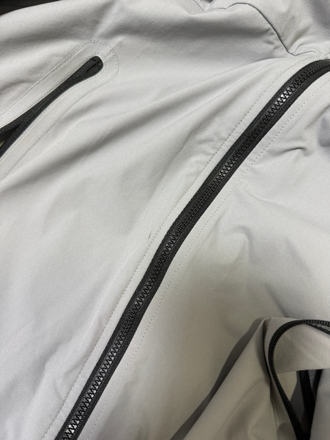 씨피컴퍼니 프로텍 후드 자켓 바람막이 그레이 상품이미지5