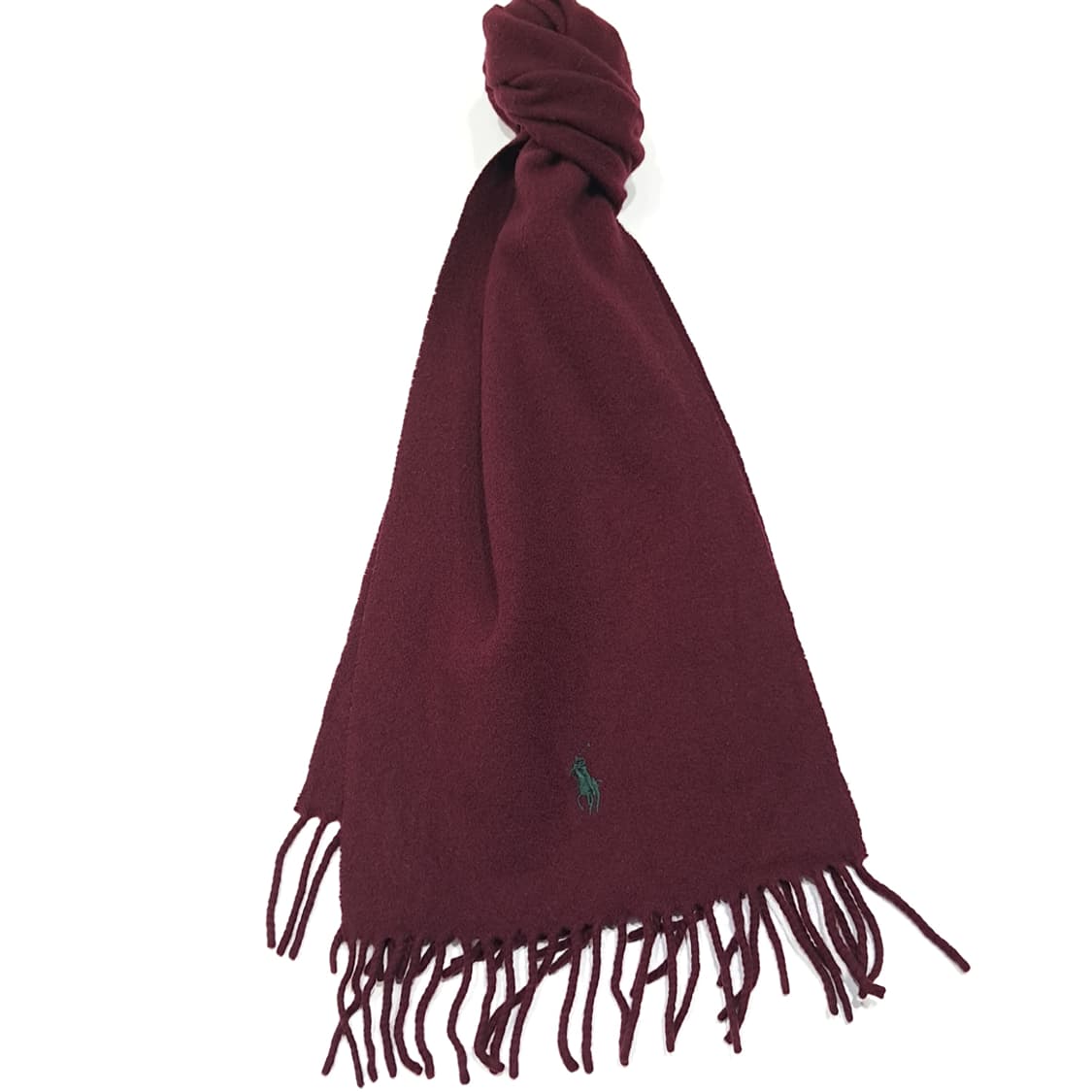 MX423 폴로 랄프 로렌 울 프린지 머플러 상품이미지1