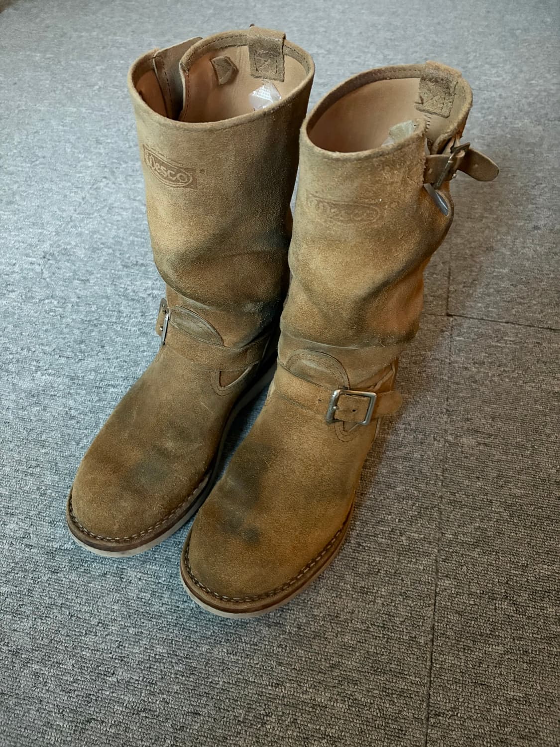 [9.5D] 웨스코 보스 러프아웃 엔지니어부츠 상품이미지1