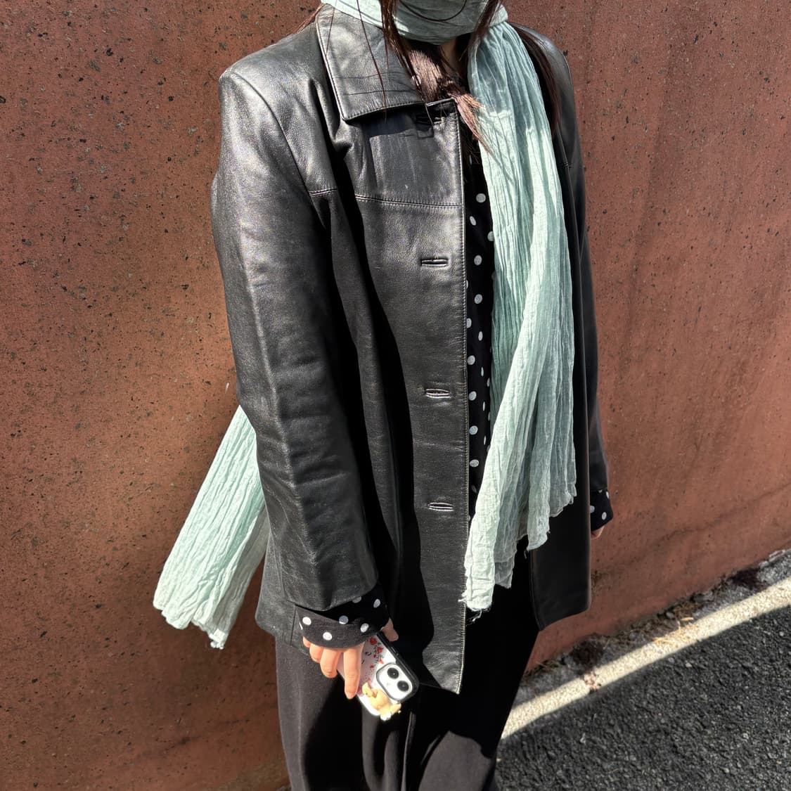 vtg italy lambskin jacket 상품이미지4