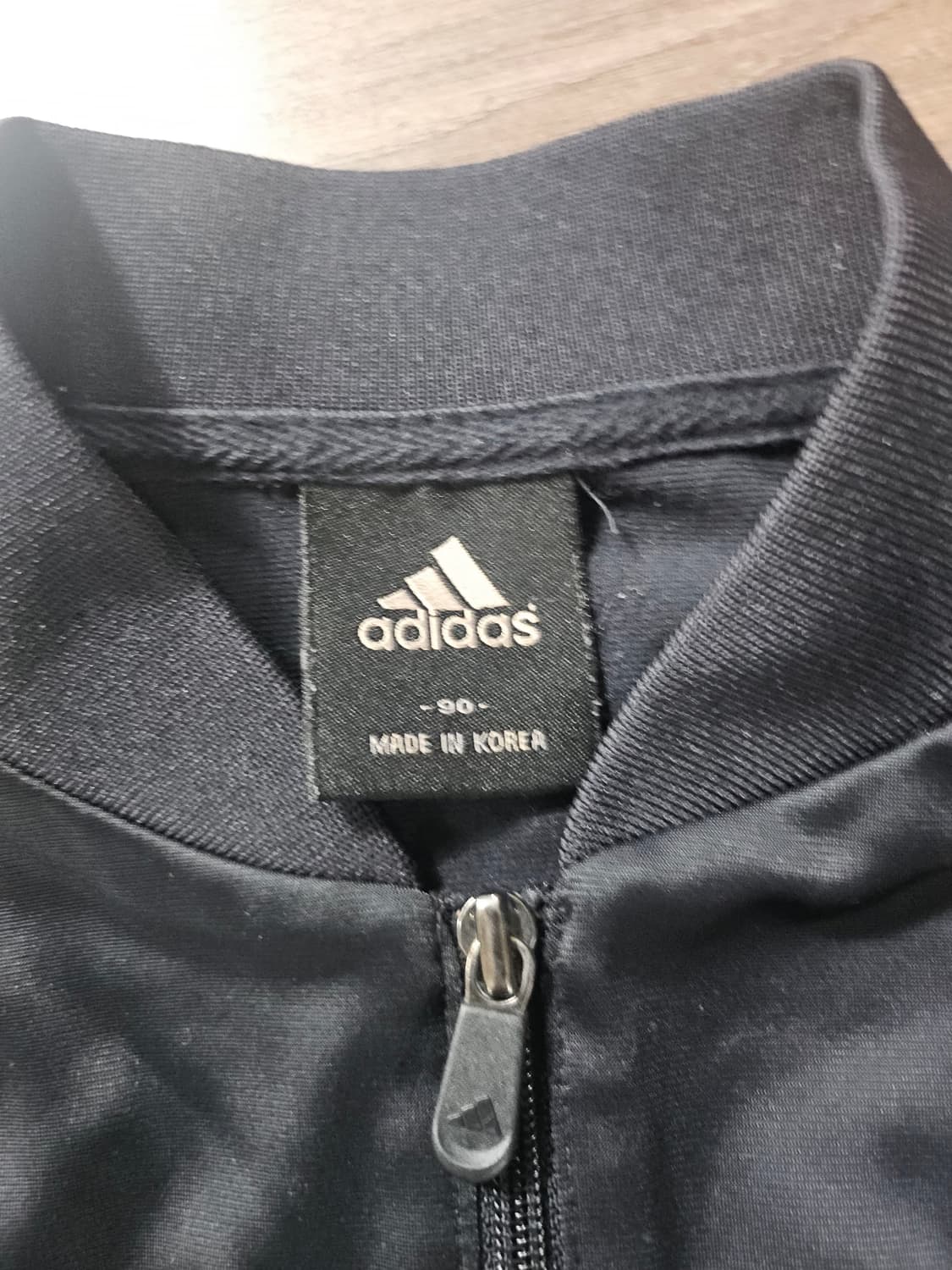 아디다스 블랙 옐로우 검노 여자 트랙탑 져지집업 90 상품이미지2