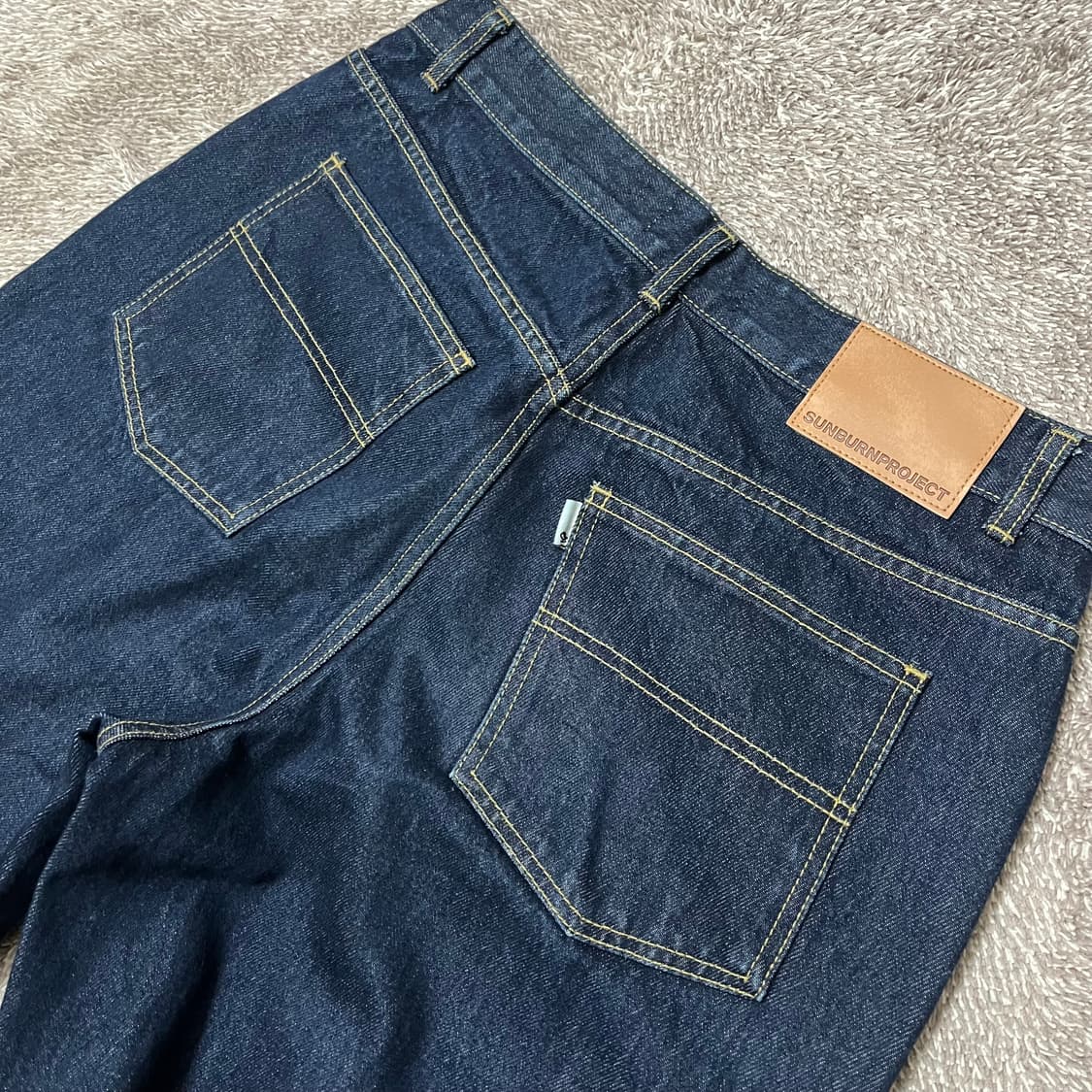 썬번프로젝트 데님 자켓 팬츠 셋업 인디고  상품이미지8