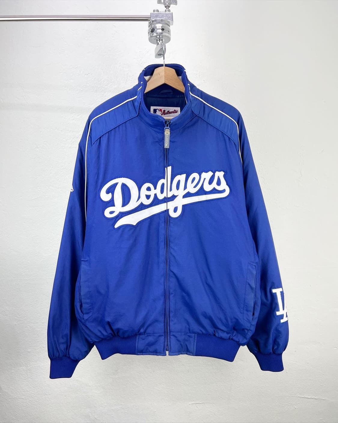 마제스틱 LA 다저스 블루 로고 나일론 자켓 상품이미지1