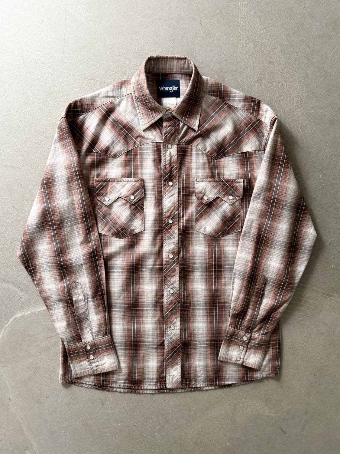 Vintage Wrangler Western Check Shirt 상품이미지2