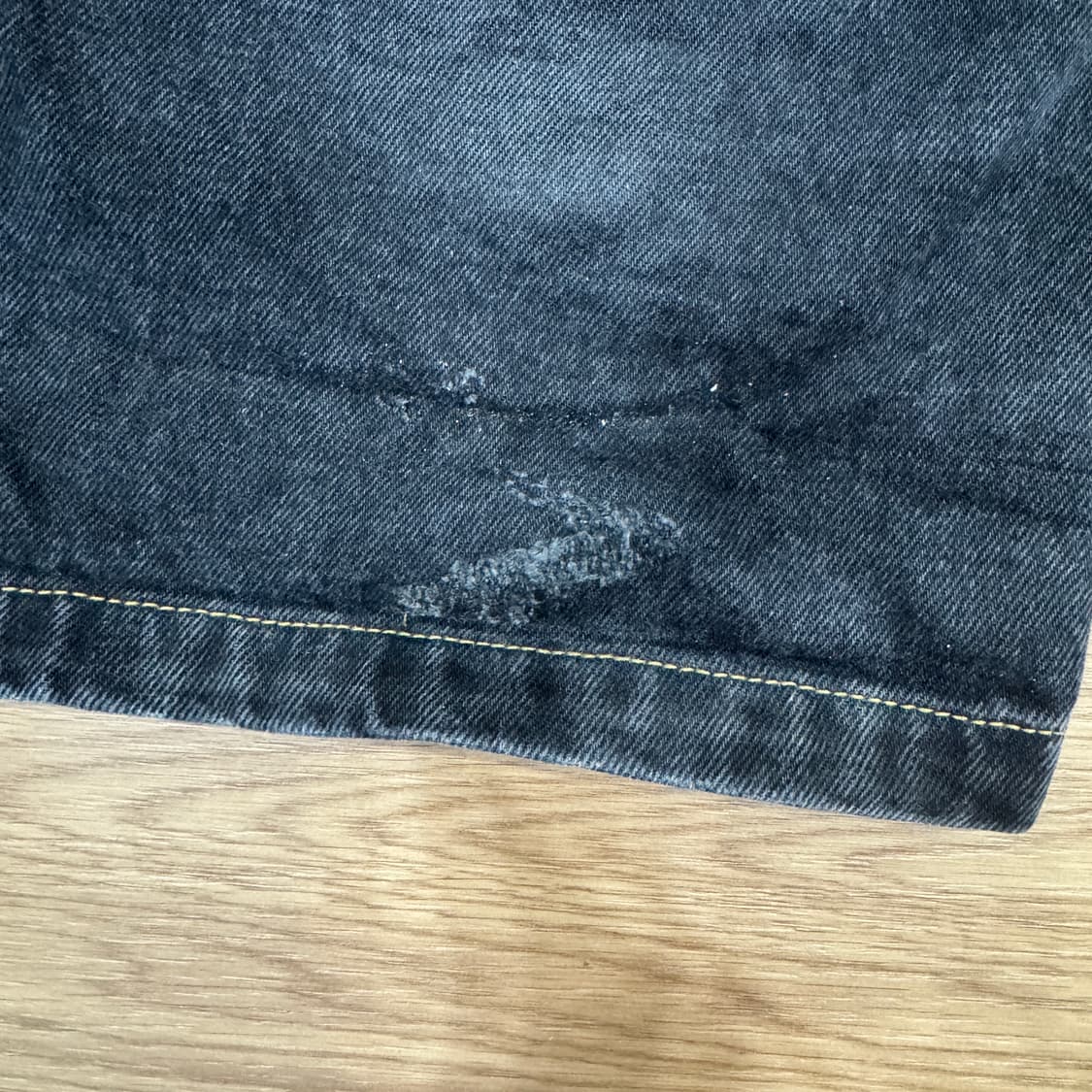 칼하트 WIP 브랜돈 팬츠 블랙 스톤 워시드 XS 상품이미지4