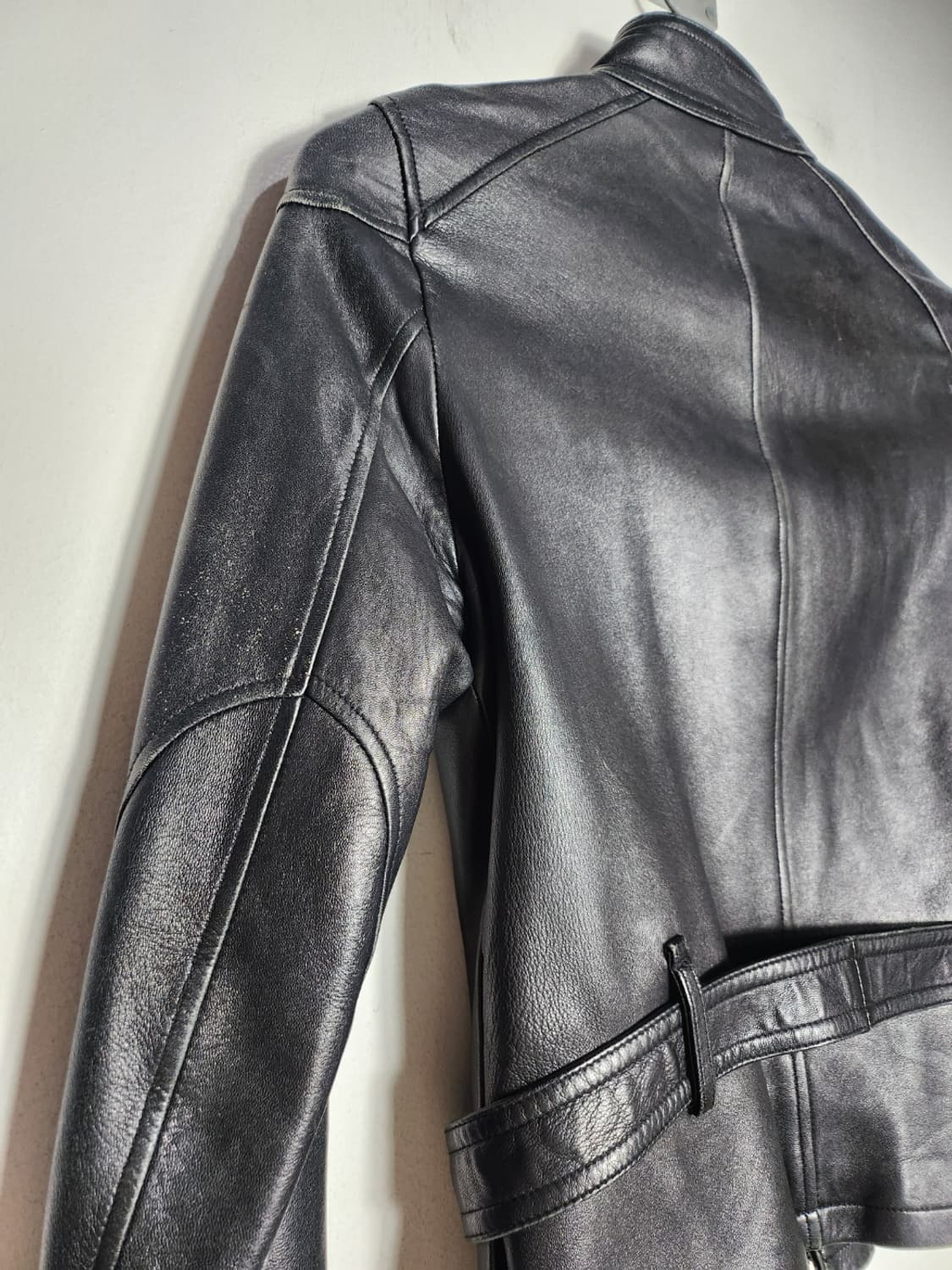 피오루치 가죽 라이더 자켓 상품이미지6