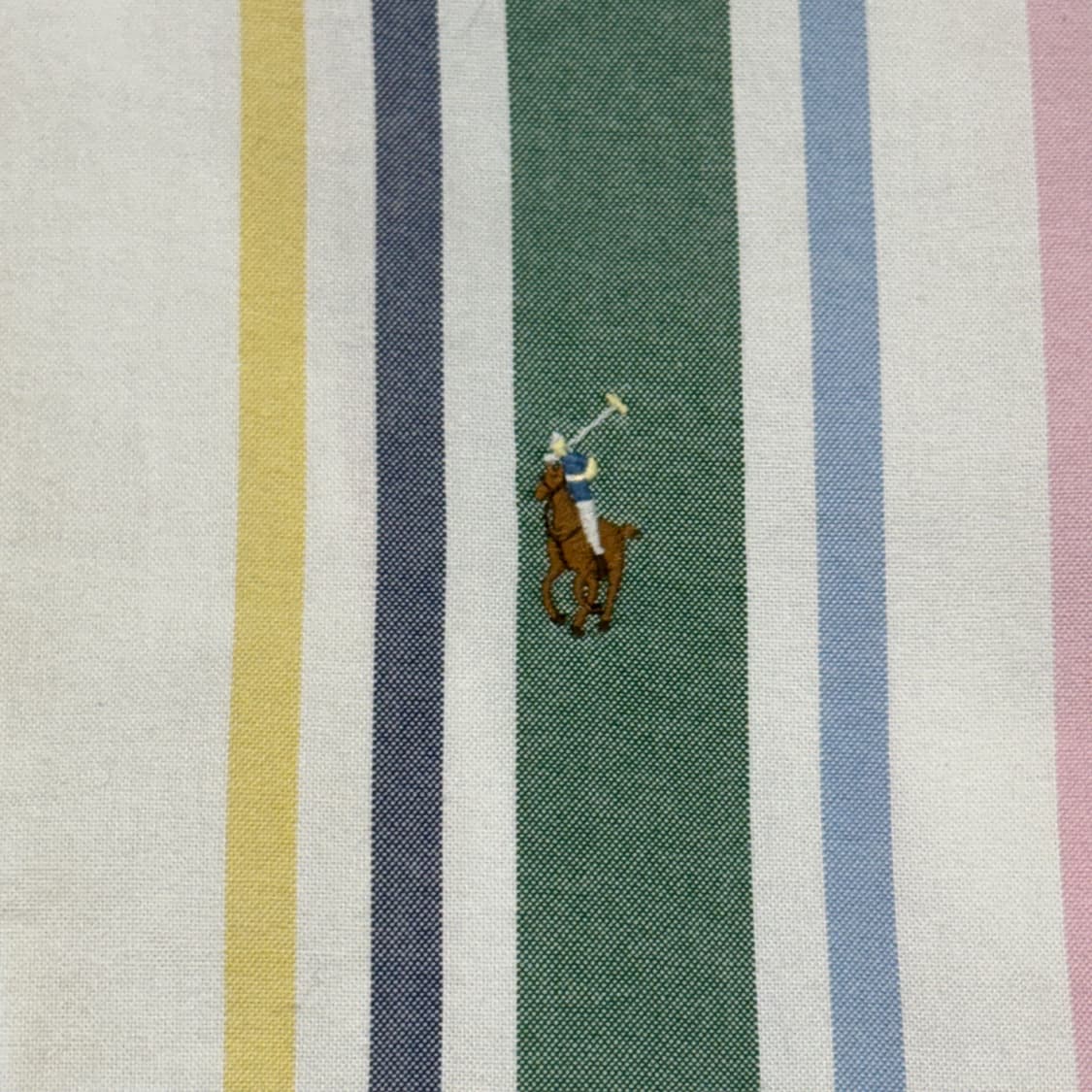 XL) 폴로 랄프로렌 멀티 컬러 옥스포드 셔츠 신형 큐알탭 상품이미지4