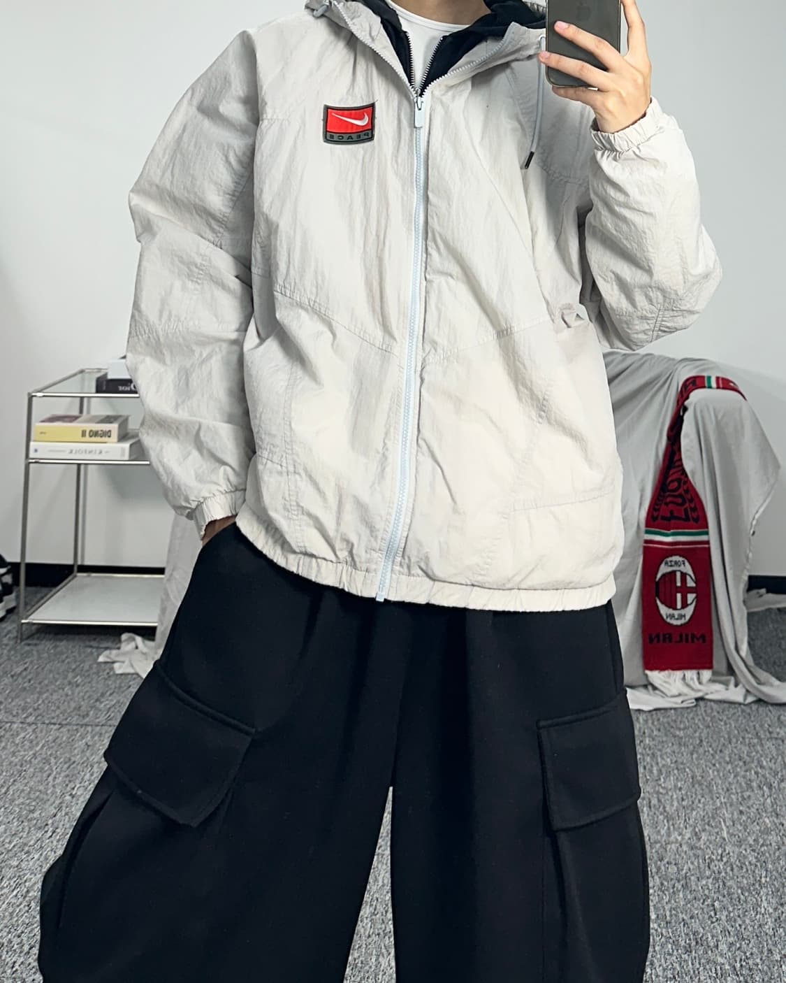 나이키 패치 우븐 바람막이 자켓 XL 상품이미지3