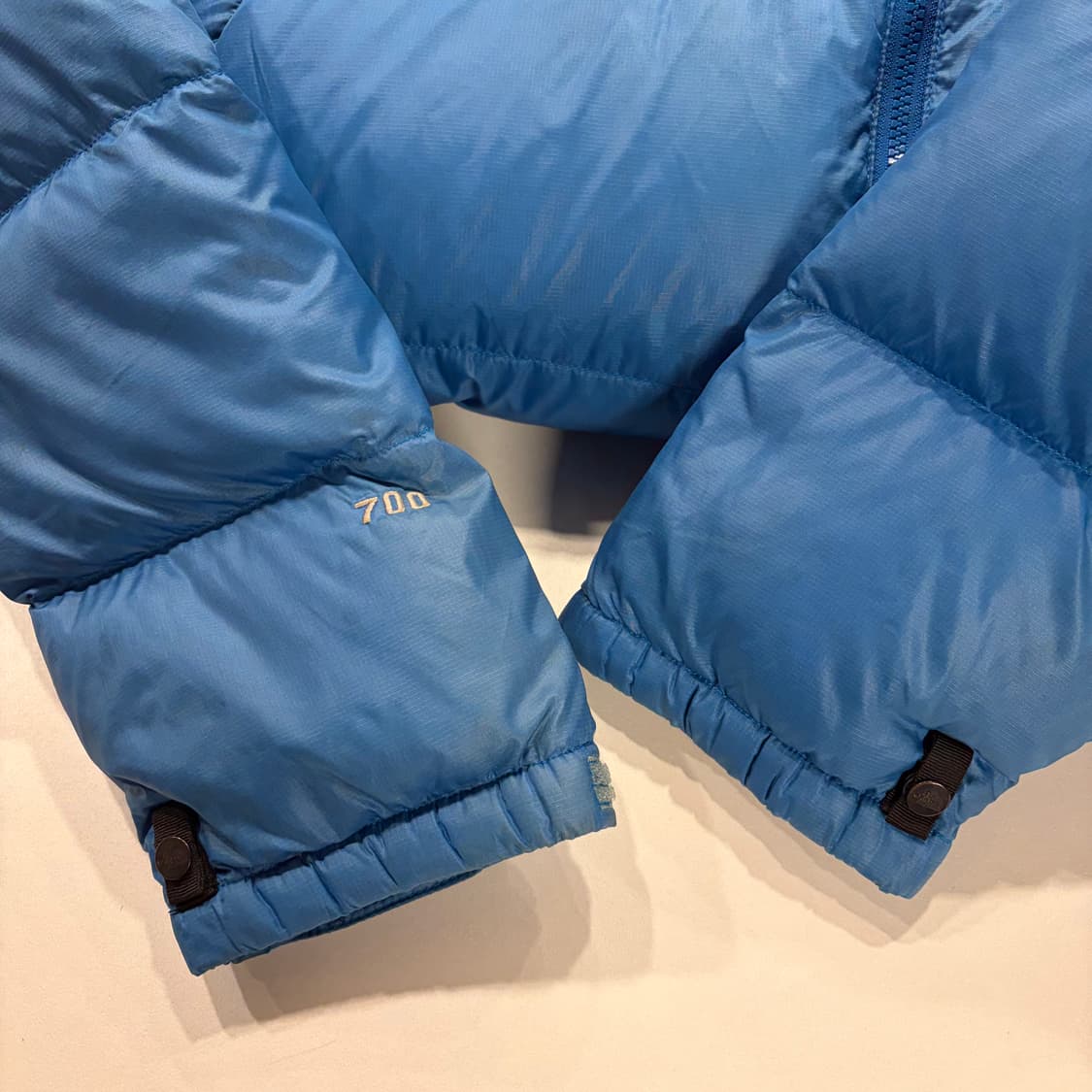 [95] 노스페이스 눕시 700 구스 다운 파란색 패딩 B801 상품이미지6