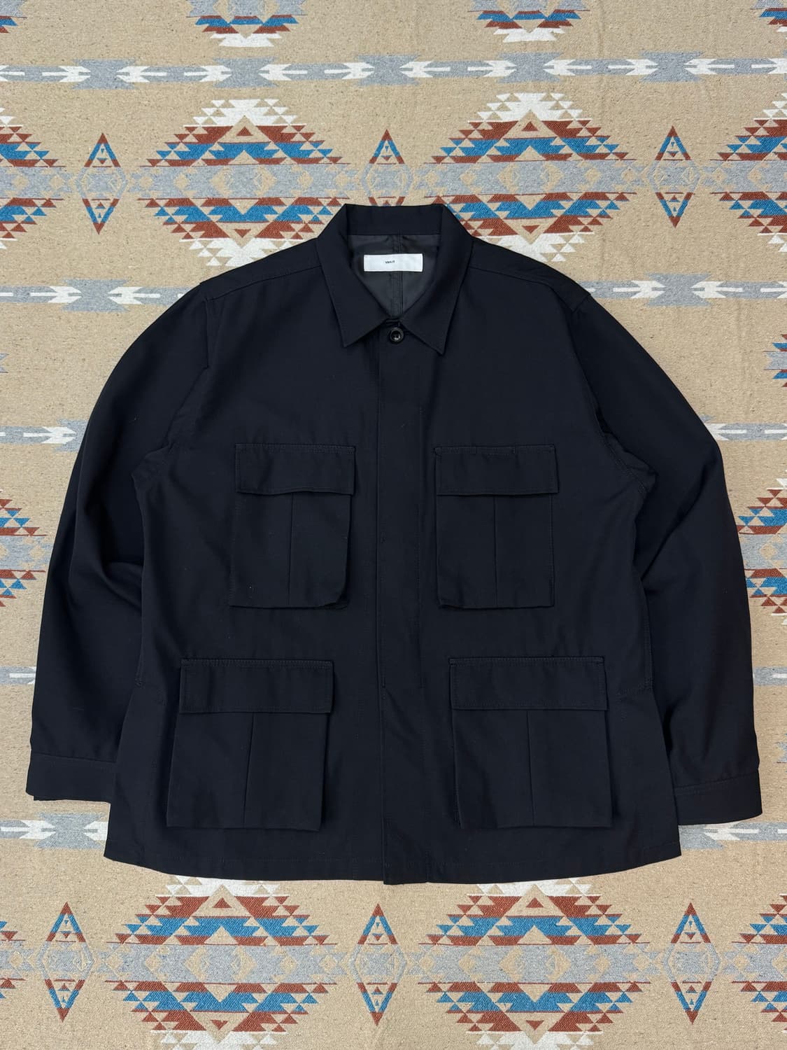 [44][M] 토가 비릴리스 샴브레이 트윌 블루종 자켓 상품이미지2