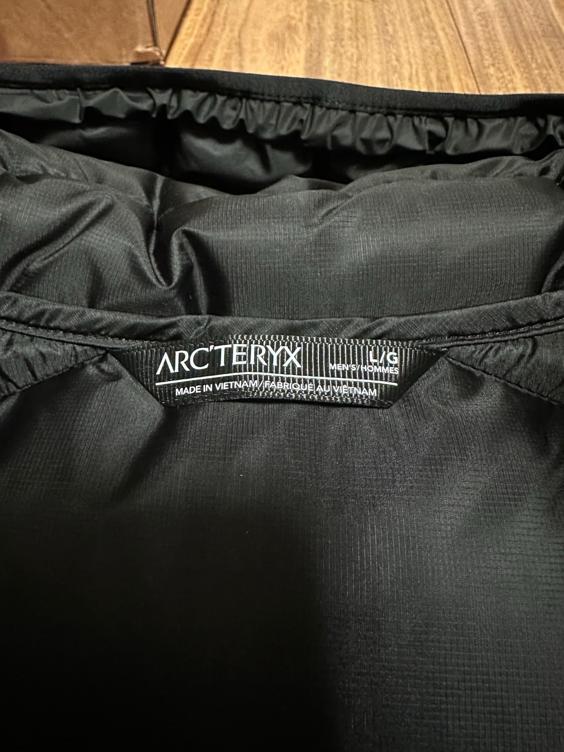 L 아크테릭스 세륨 후디 블랙 상품이미지4