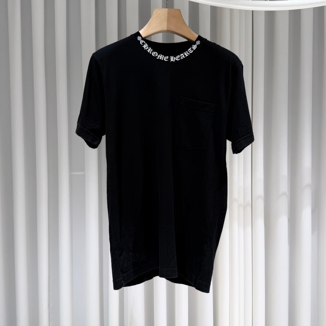 M / 크롬하츠 자수 블랙 반팔티셔츠 상품이미지1