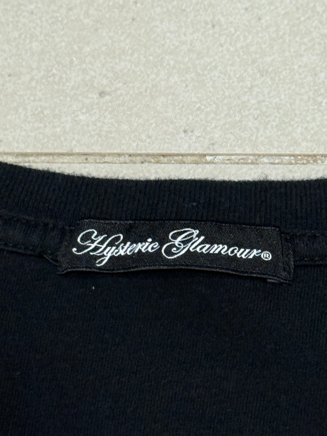 히스테릭 글래머 아카이브 포커 히스걸 반팔 티셔츠 상품이미지2