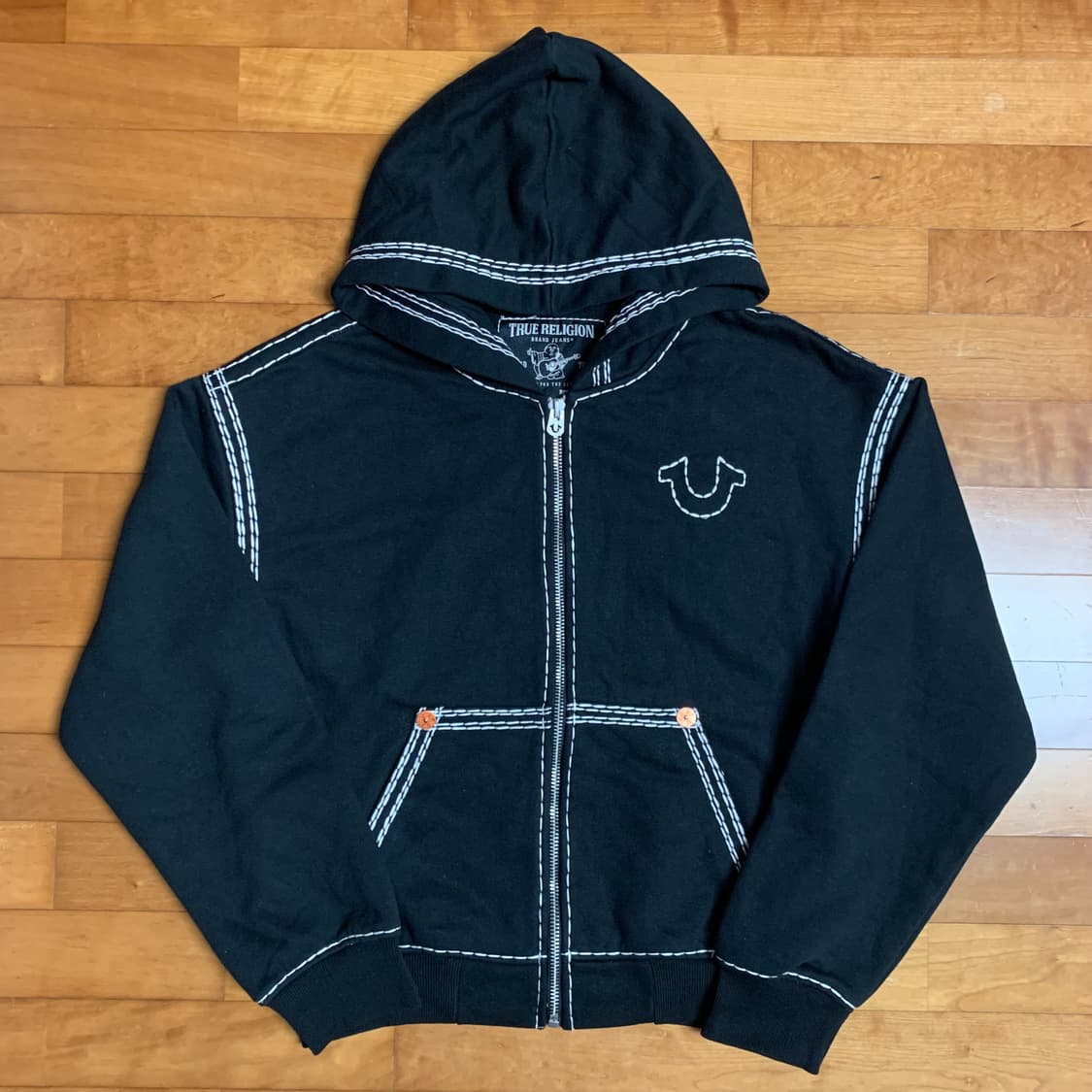 트루 릴리젼 오버핏 Super T 후드집업 상품이미지2