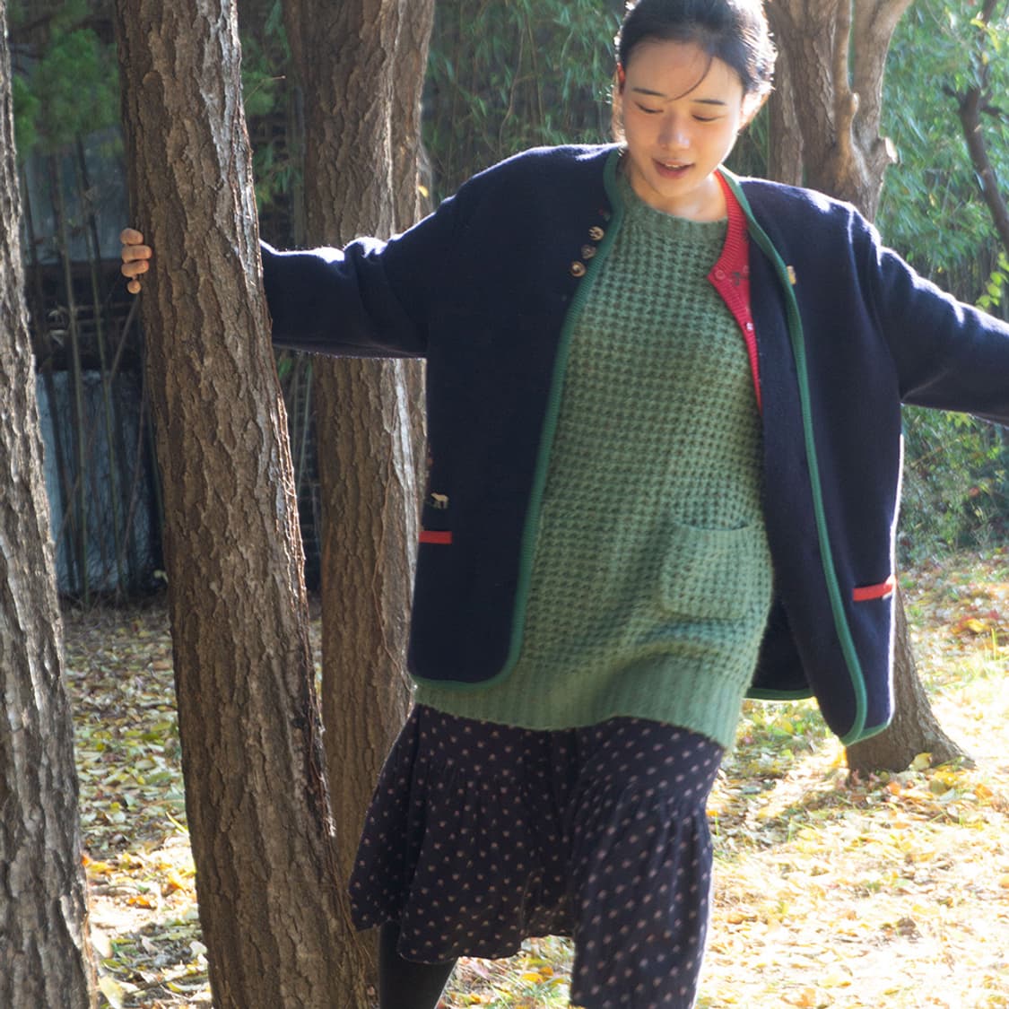 미드나잇 블로섬 티어드 스커트 상품이미지9