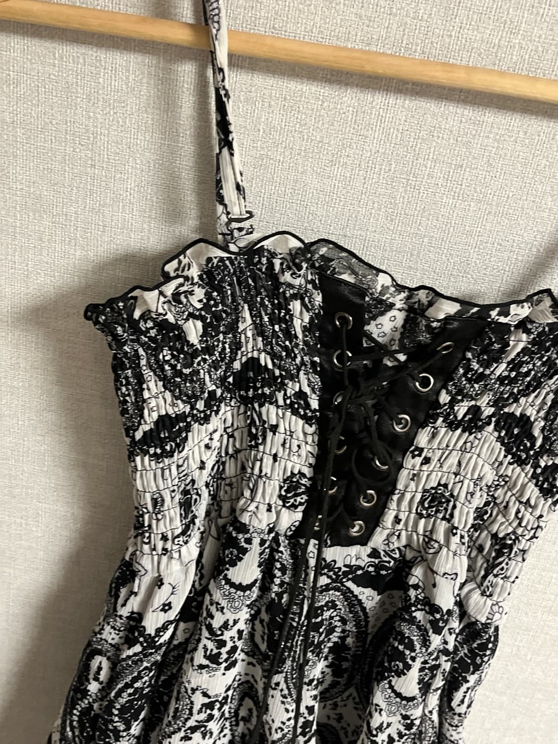 [오리엔탈/에스닉/히피] 코르셋 펌킨 레이스 원피스 상품이미지1