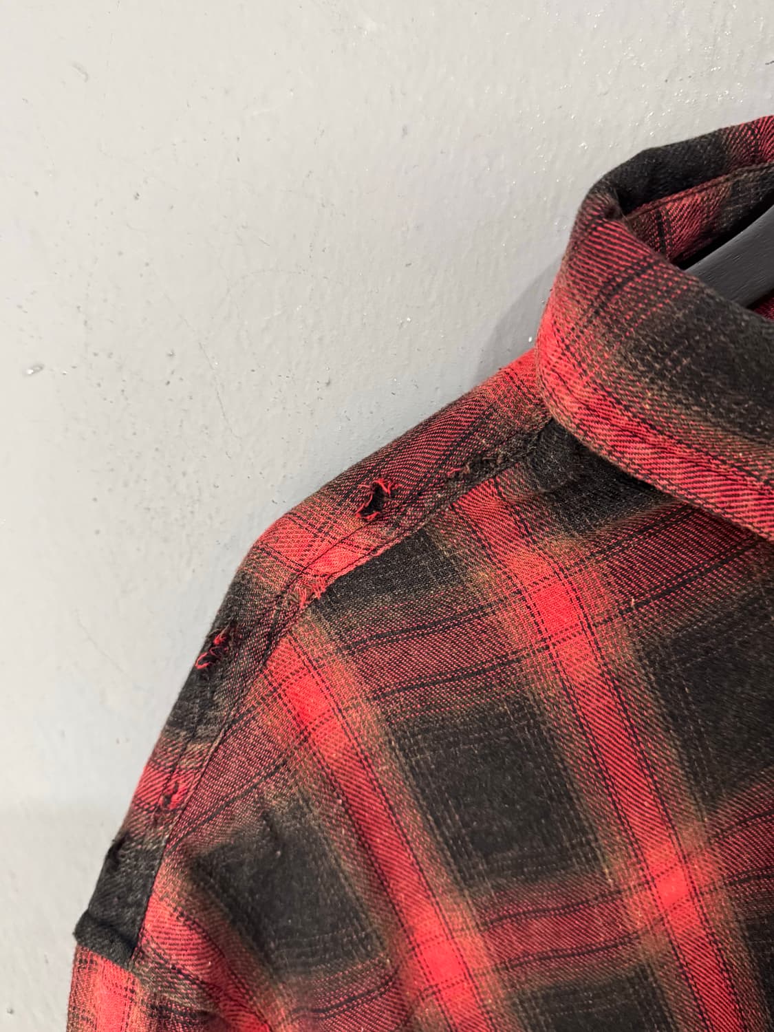 정글스톰 디스트레스드 체크셔츠 상품이미지5