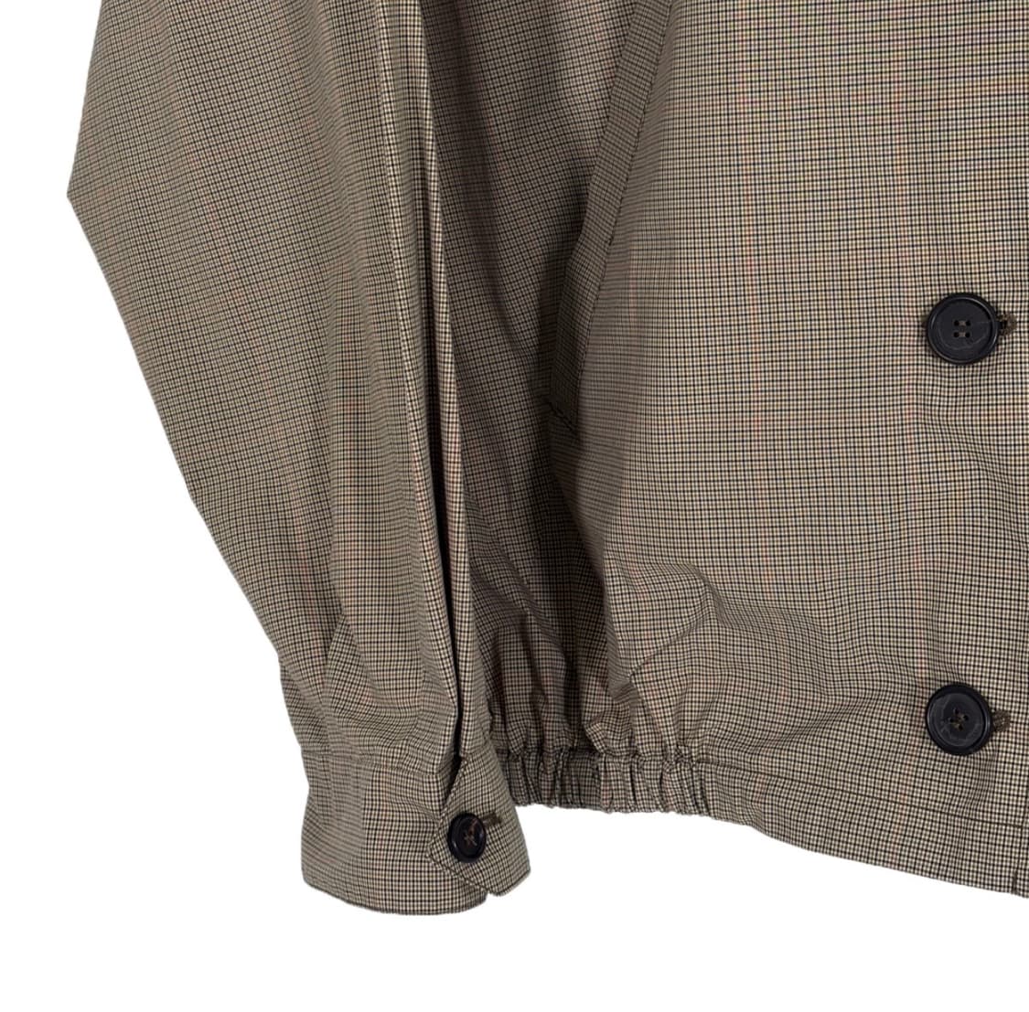 [38] 미우미우 25ss 테크니컬 체크 로고 블루종 자켓 올리브 그린 상품이미지6