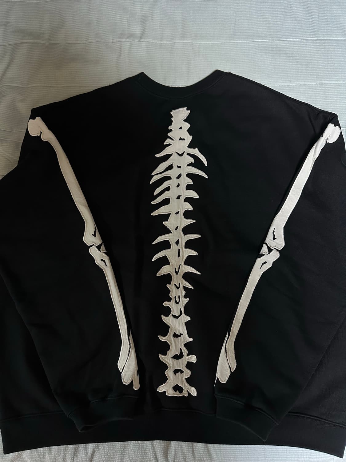 블랙아웃 본 스웻셔츠 맨투맨 블랙 상품이미지2