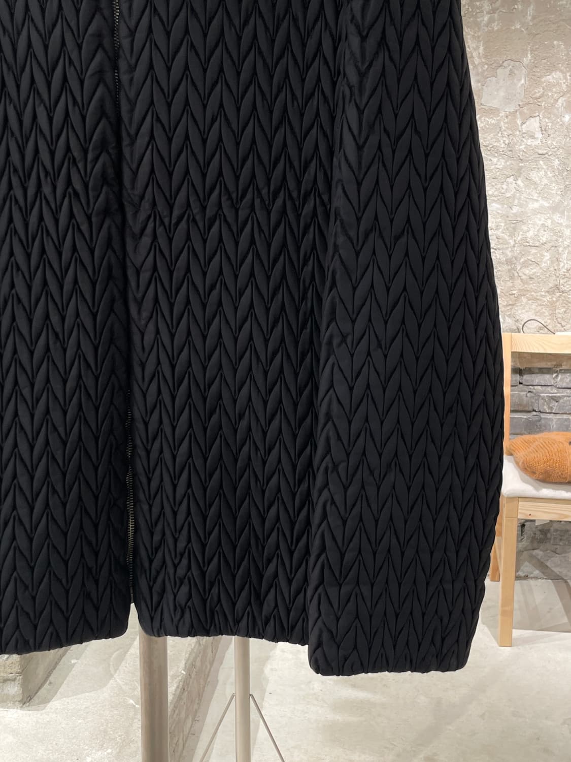 막스마라 블랙 패디 나일론 집업 자켓 상품이미지5