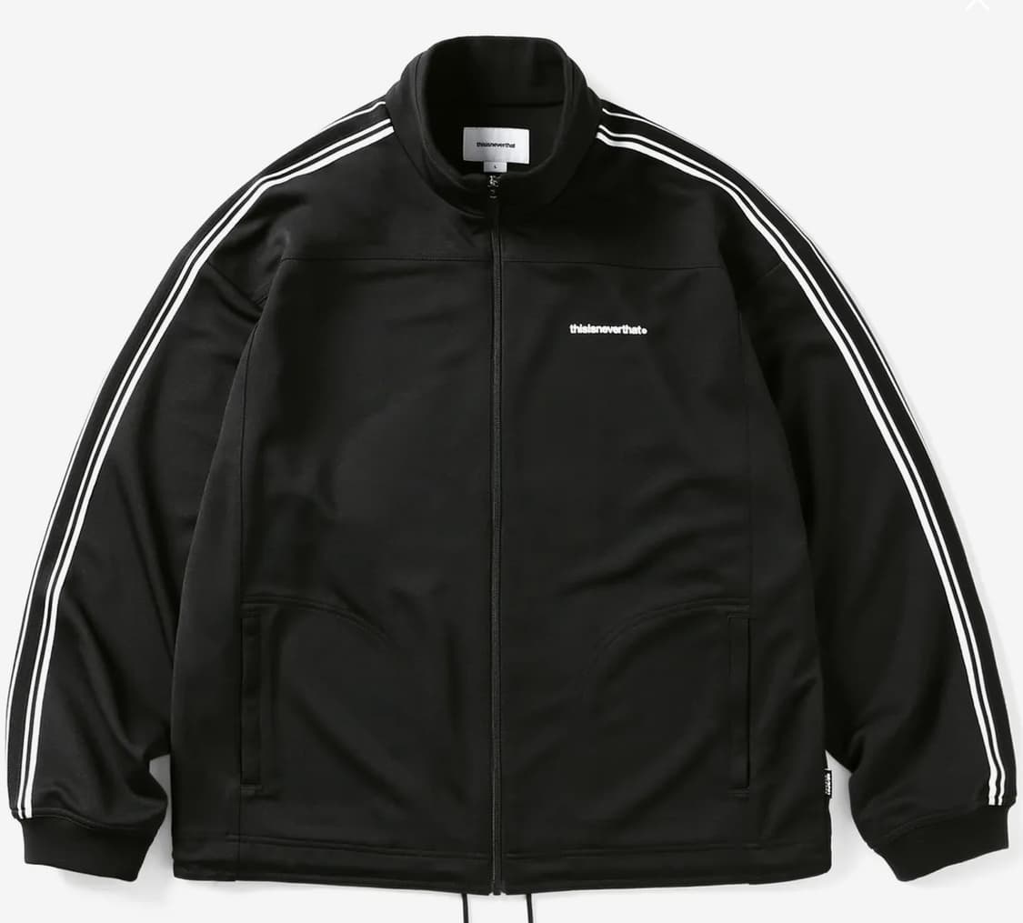[M] 디스이즈네버댓 블랙 트랙 자켓 트랙탑 져지 상품이미지1