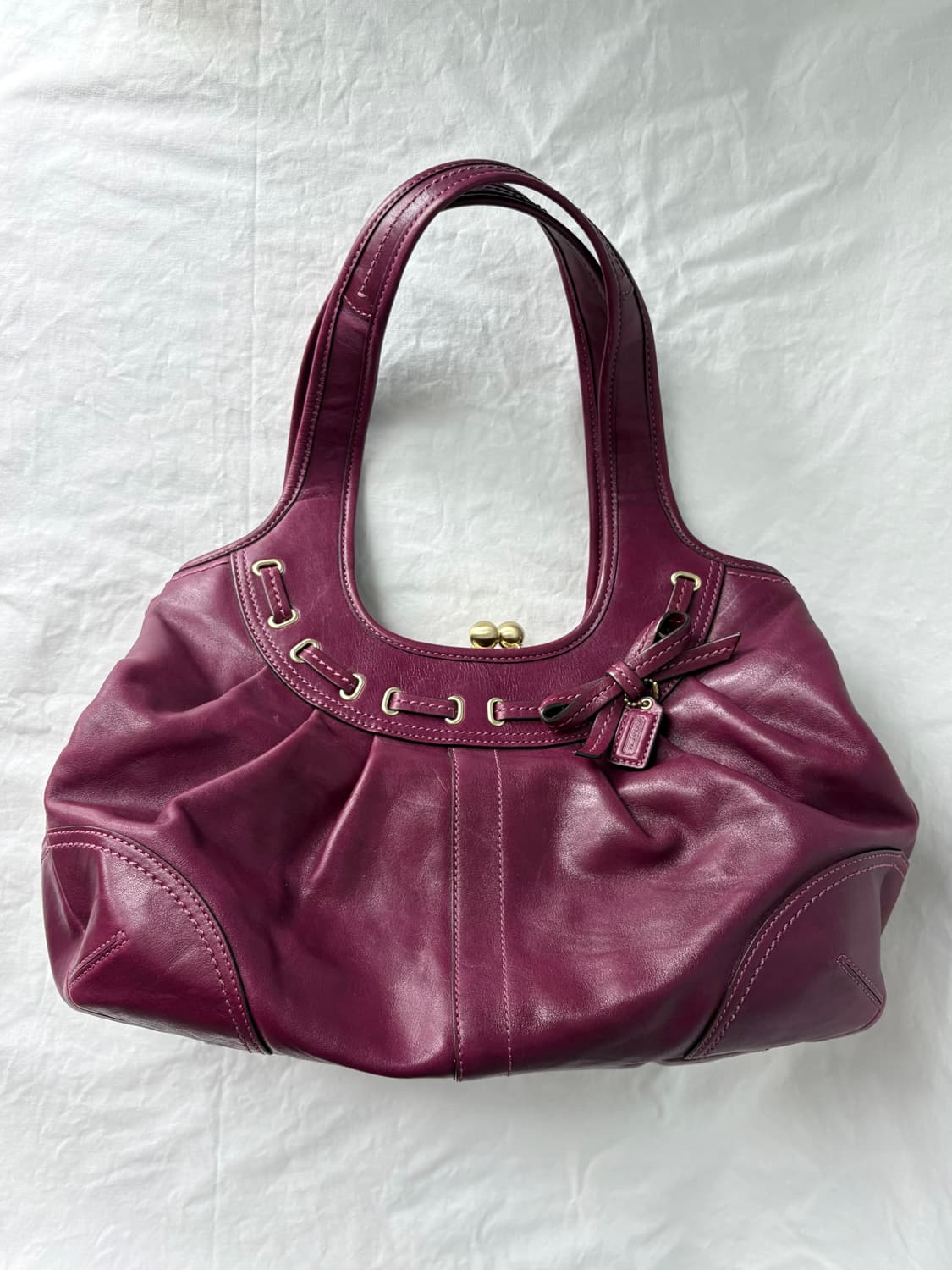 Coach puple ribbon shouder bag 상품이미지1