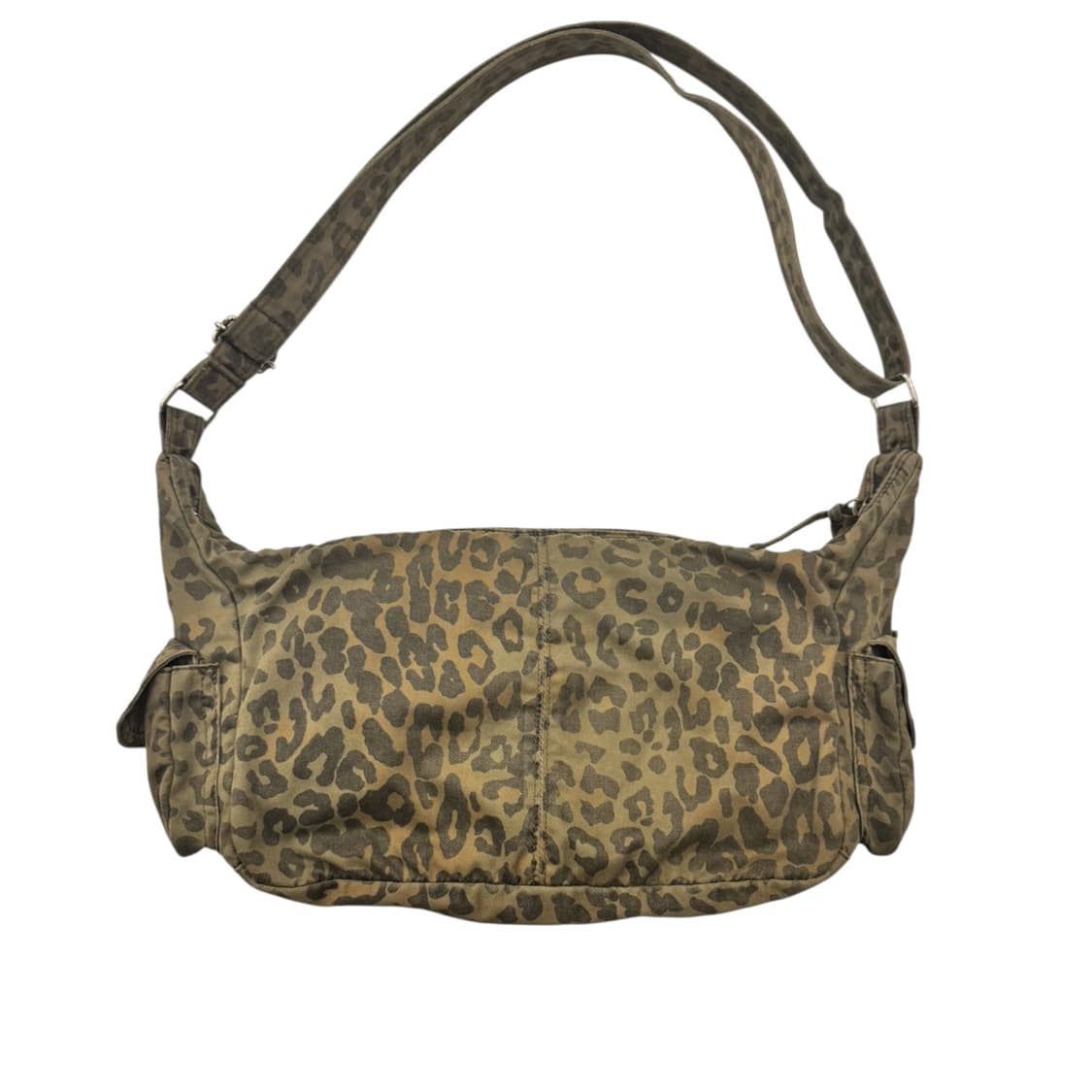 히스테릭글래머 레오파드 스터드 숄더백 올리브 상품이미지3
