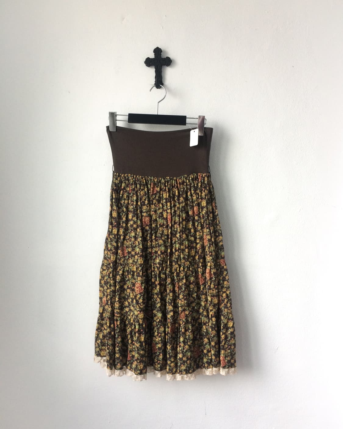 Flower pattern long skirt 상품이미지1