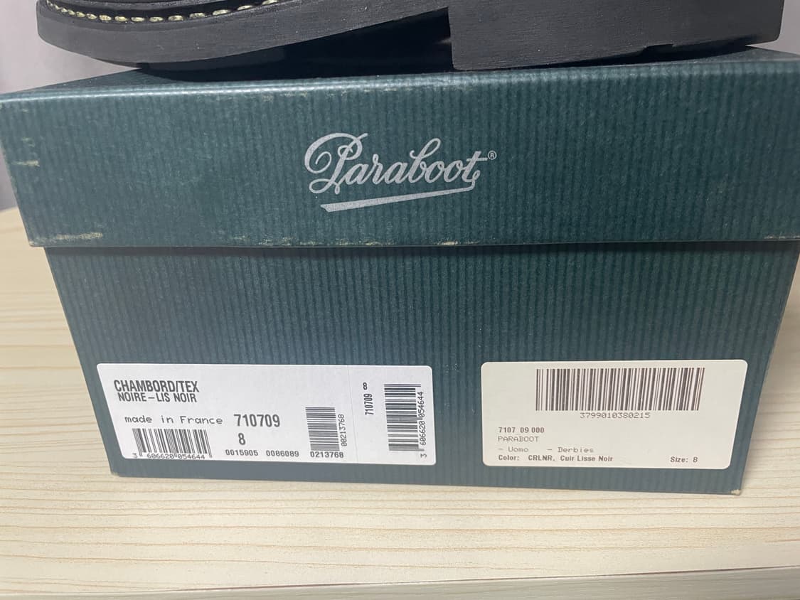 파라부트 샴보드 블랙 8 사이즈(270) 상품이미지1