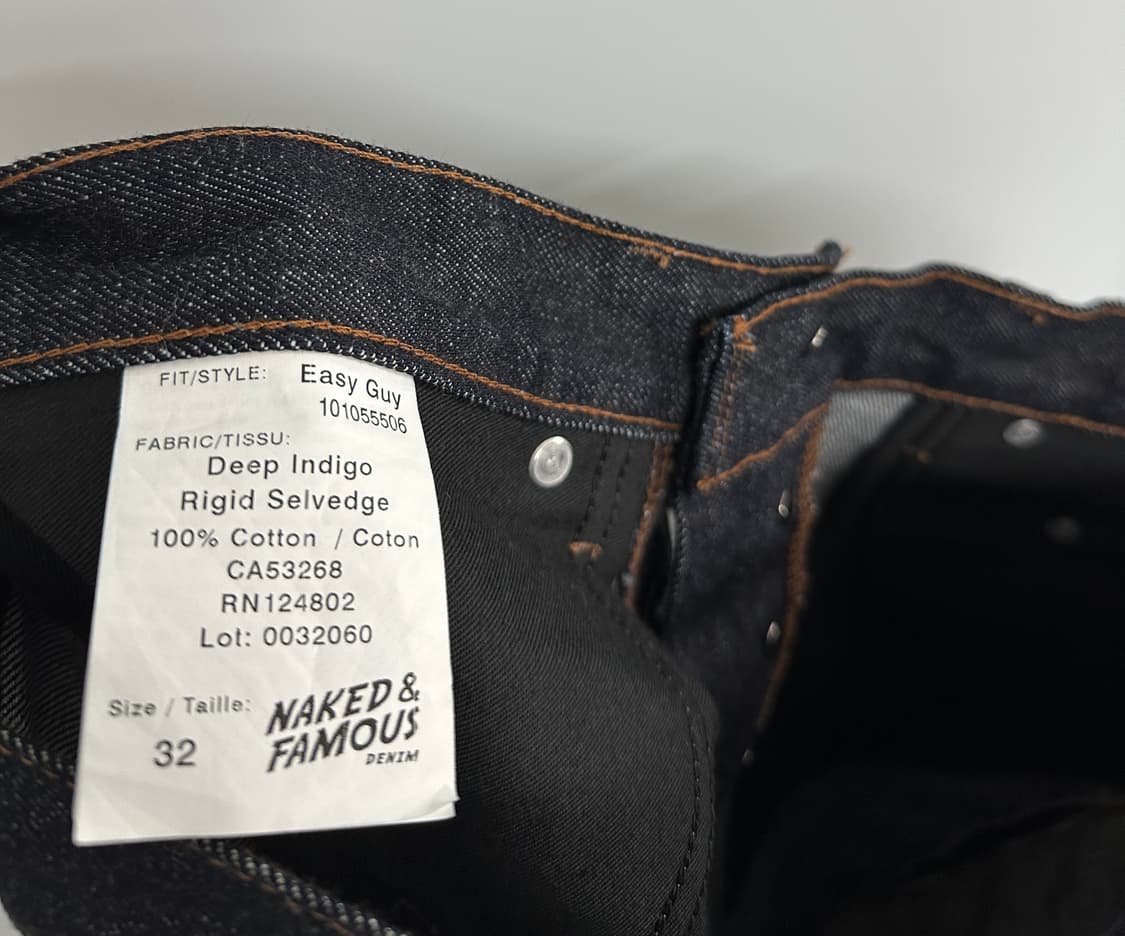 [네이키드앤페이머스] 남성 데님 팬츠 상품이미지5