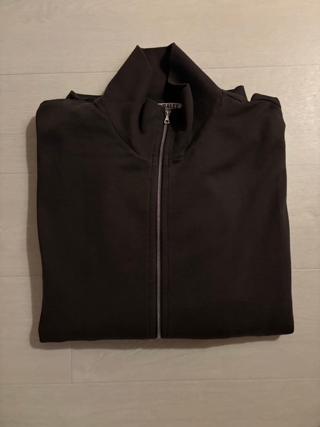 24fw 오라리 슈퍼 하이 게이지 스웻 집 블루종 상품이미지1