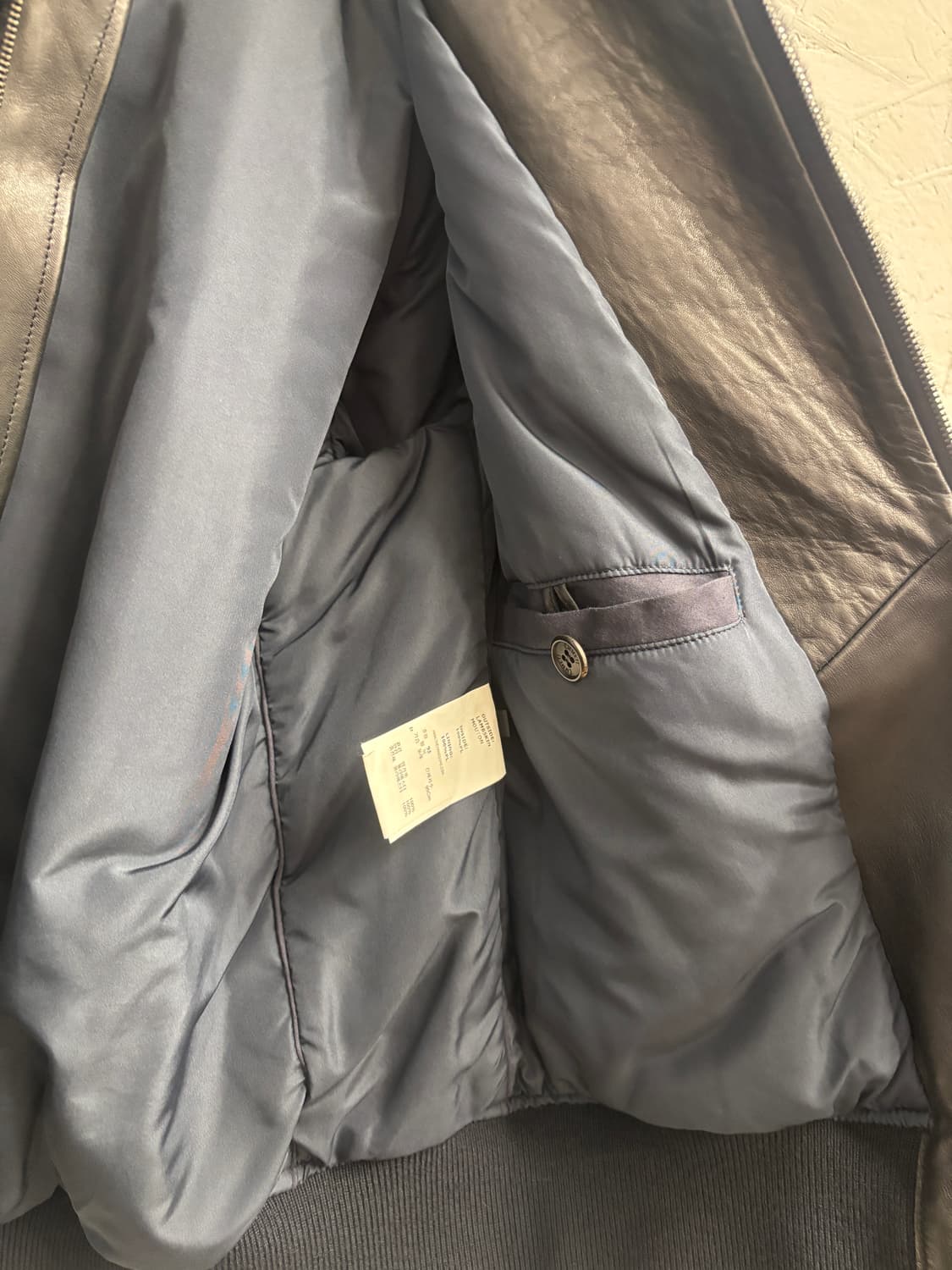 Emmeti di franco 레더 봄버 램스킨  상품이미지5