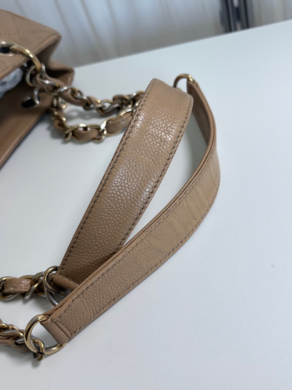 샤넬 쁘띠 샤핑백 베이지 상품이미지6