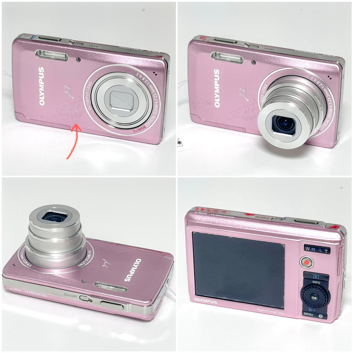 올림푸스 뮤 5010 베이비핑크 빈티지디카 상품이미지3