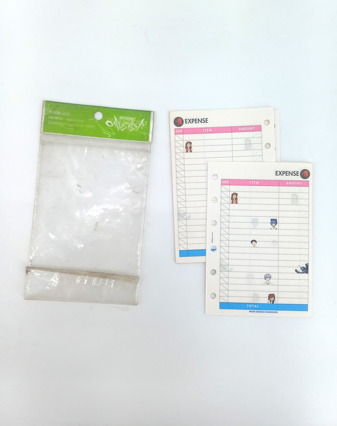 레트로 빈티지 고전문구 6공 다이어리 속지 에반게리온 아스카 레이 상품이미지3