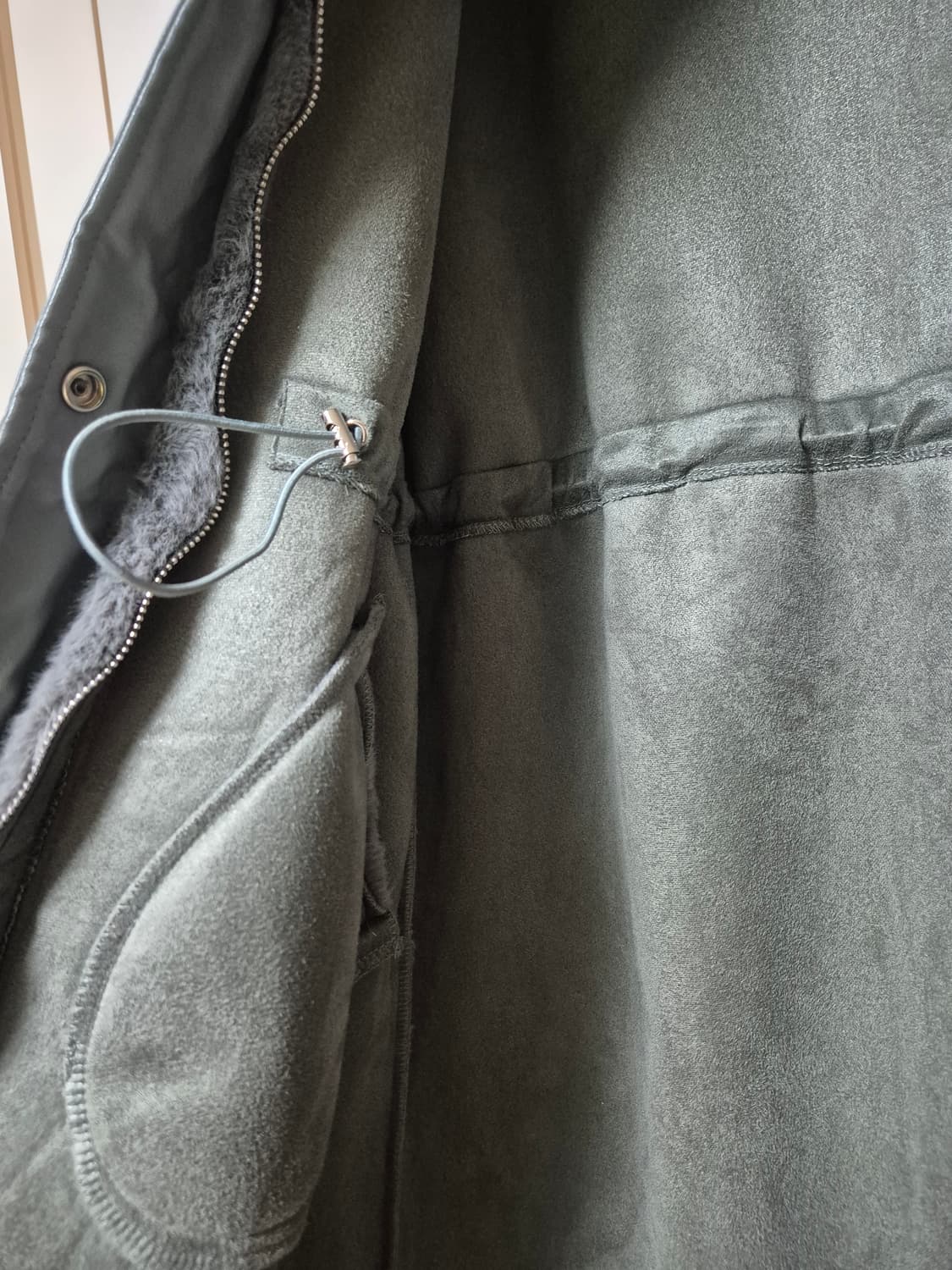 에코 밍크퍼 롱 코트 상품이미지7