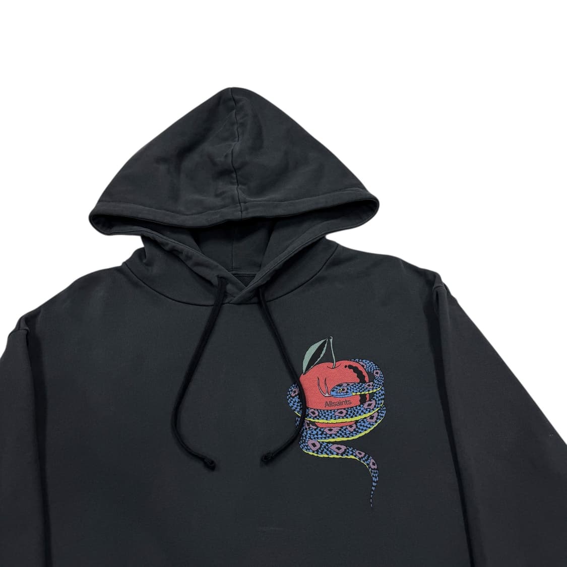 올세인츠 에덴폴 오스 스웻 스네이크 뱀 후드티 그레이 블랙 XS 상품이미지2