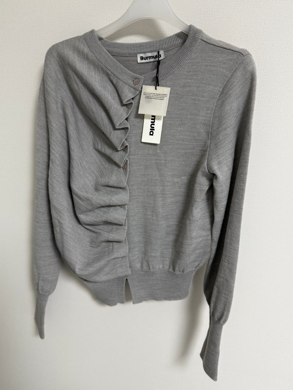 버뮬라 오블리크 가디건 새상품 상품이미지3