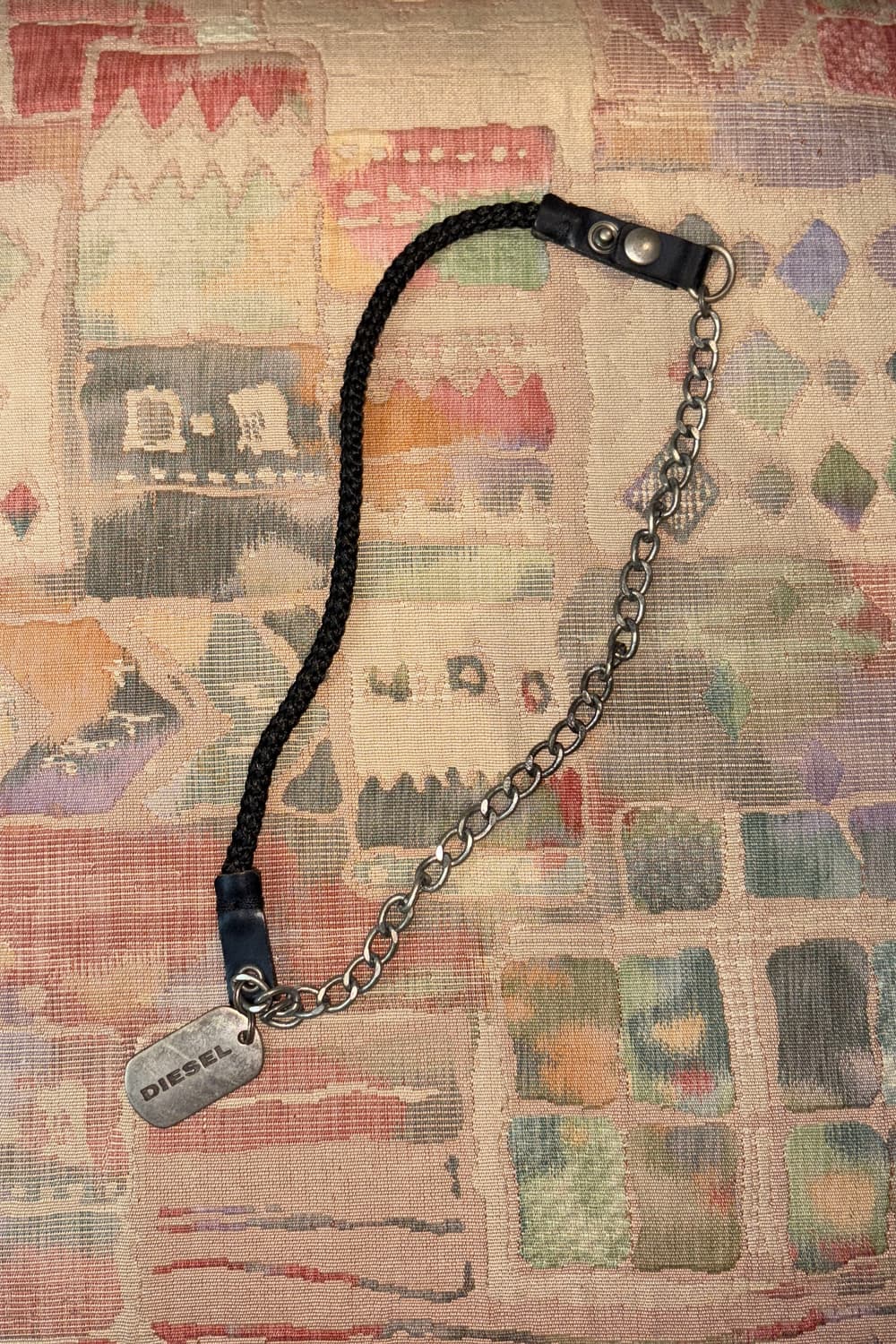 Diesel Leather&Chain Multi-way Necklace 상품이미지1
