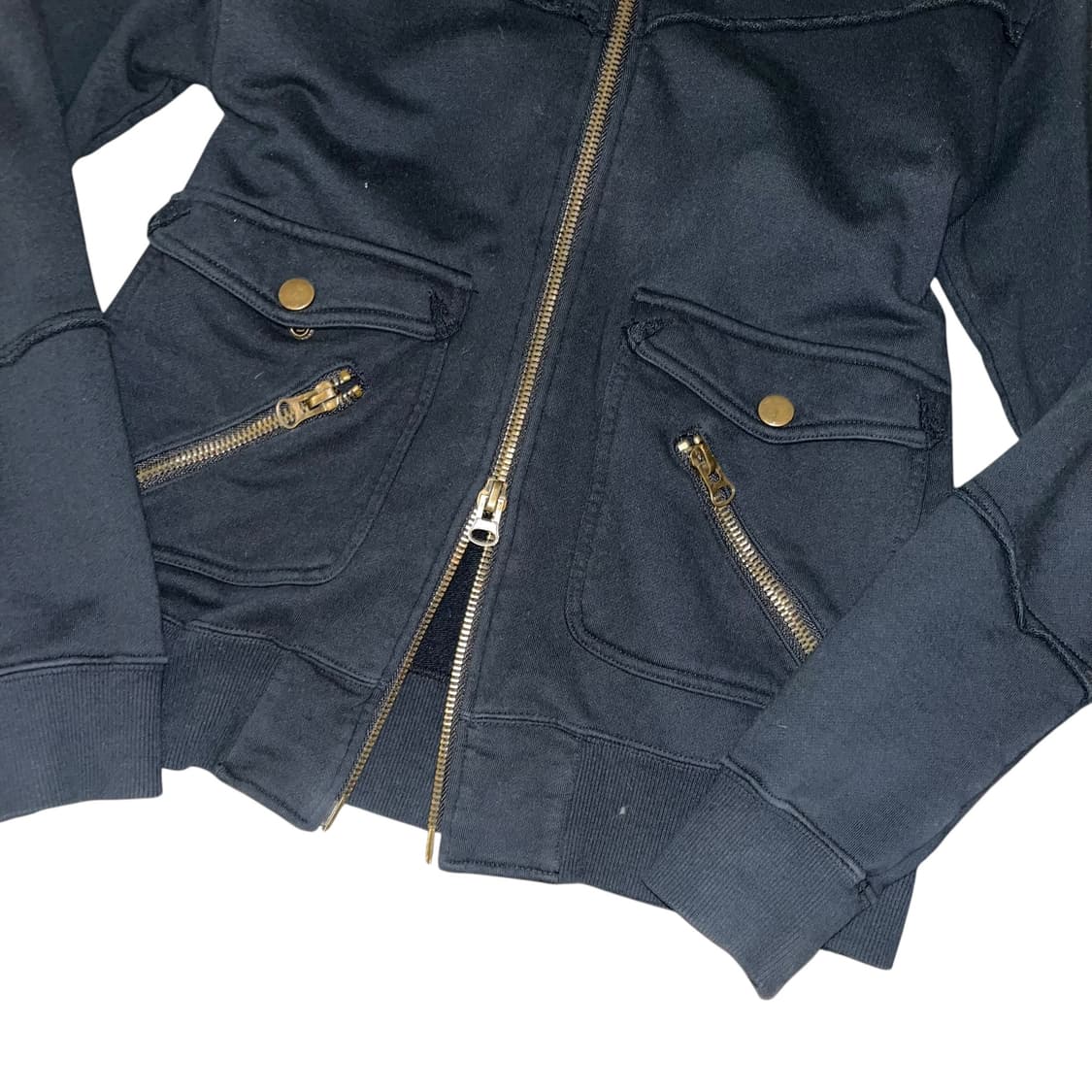 퍼후드 입체포켓 투웨이 후드집업 y2k갸루펑크 상품이미지4