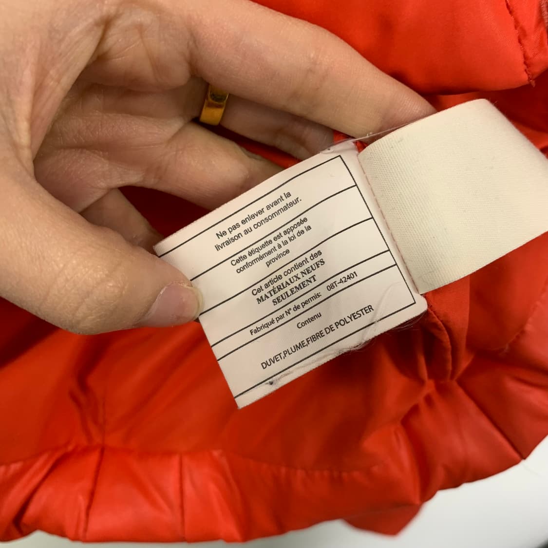 아베크롬비 산양로고 오렌지 투웨이 다운 패딩 상품이미지6