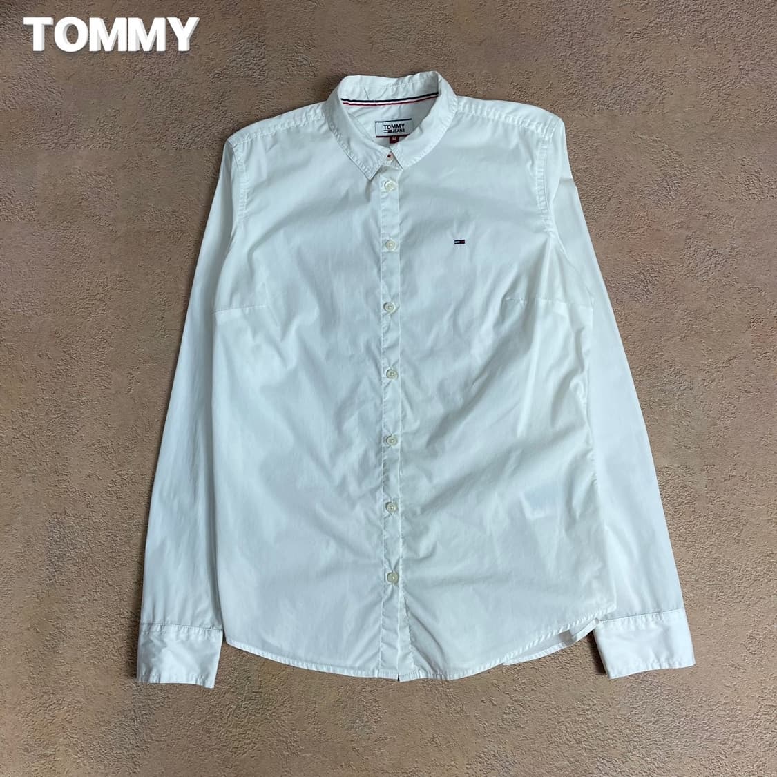 [M] 타미힐피거 화이트셔츠 (새상품급) 상품이미지1