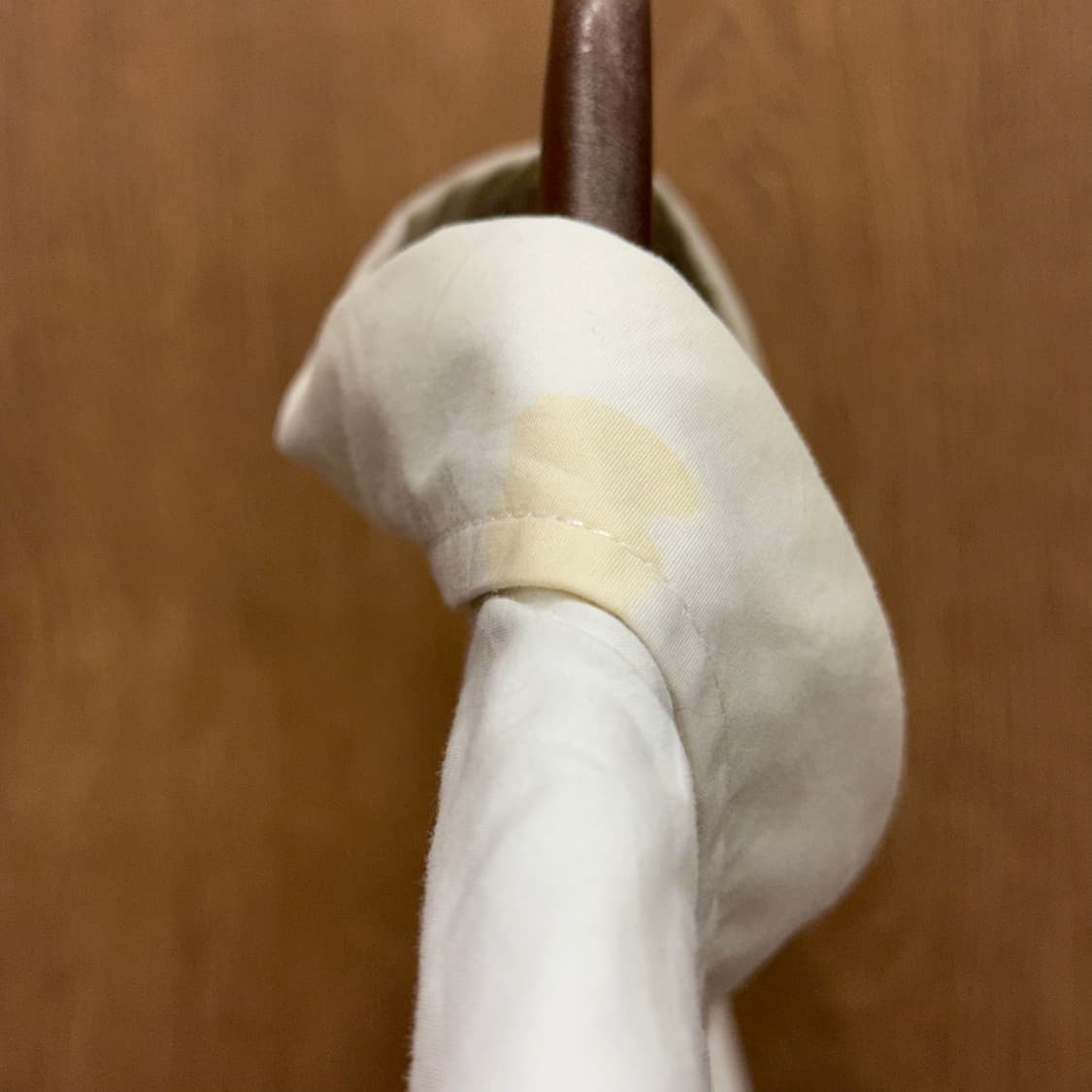 버버리 블랙 라벨 포켓 반팔 셔츠 로고 자수 롤업 슬리브 아이보리 상품이미지9