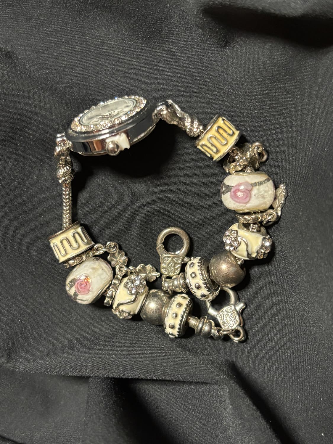 vintage beads charm bracelet watch 상품이미지9