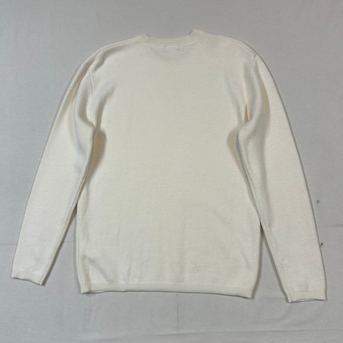 M) coor 쿠어 라운드넥 메리노 울 니트 스웨터 아이보리 상품이미지5