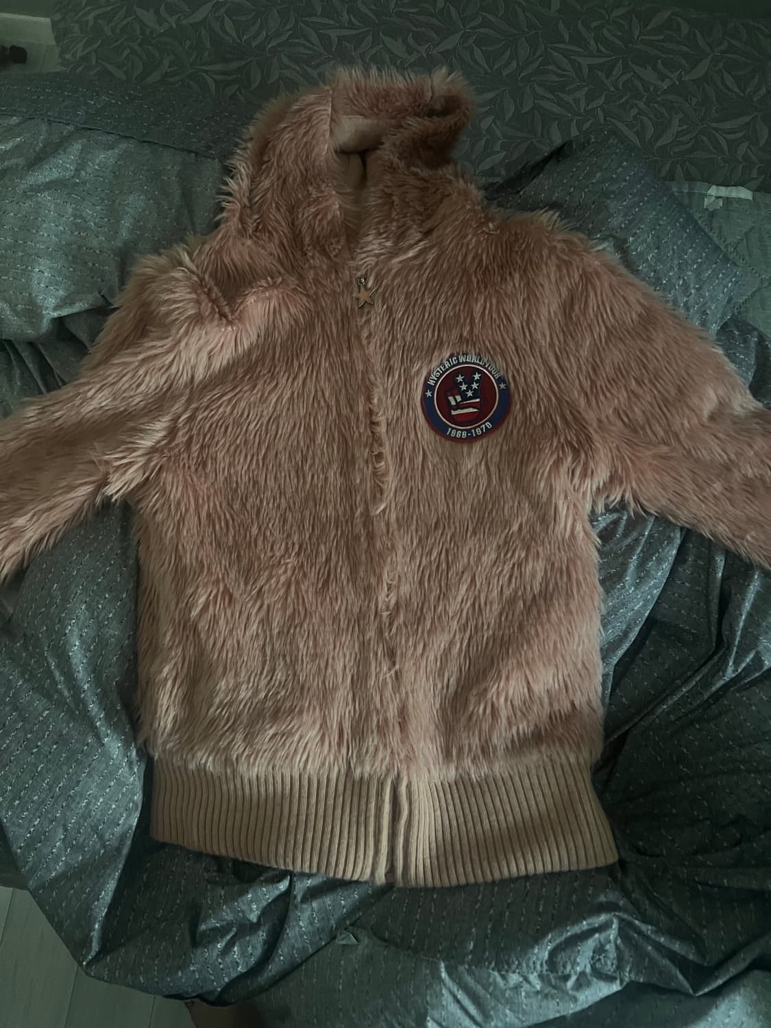 히스테릭 글래머 퍼 자켓 핑크 상품이미지1